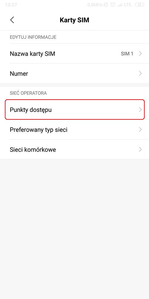 Krok 4: Punkty dostępu